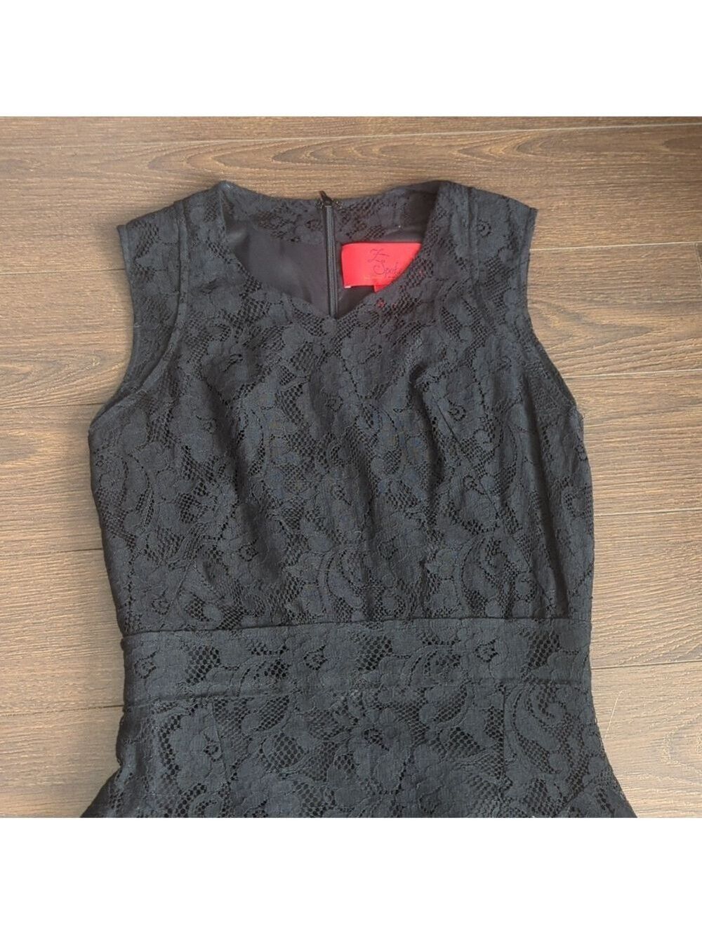 Zac Poison Z Spoke Black Lace Dress - Picture 7 of 13
